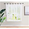 SIMPVALE Tenda a Pacchetto 1 Pezzo, Bianco 60x140 cm - Tende Romana