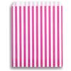 3R Confezione da 100 sacchetti rosa per caramelle, in carta a righe, per dolcetti e bancarelle