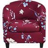 Meigeh Copripoltrona chesterfield elasticizzato Fodera per sedia a vasca 2 pezzi fodera per cuscino per poltrona Tullsta
