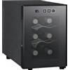 Koolatron Urban Series 6 Refrigeratore per bottiglie, frigorifero termoelettrico, 0,65 cu. Cu Cantina per vino autonoma per piccole cucine, appartamento, condominio, cottage, camper, nero