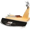 Steelblade 010134 Girevole a 360° in Acciaio Inox + Copri Kukuxumusu + Coltello prosciutto-Made in Italy, Inossidabile