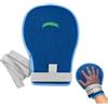 CUZKC Guanti Protettivi Antigraffio 2 Pezzi, Muffole Traspiranti con Cinturino Regolabile, Coperture Mani Morbide per Assistenza Anziani, Cura Quotidiana e Supervisione, Cura Assistita