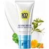 Asfacuputure Crema Solare Viso,Crema solare corpo,Lotione solare,Texture Leggera A Rapido Assorbimento,Per Uso Quotidiano,Per Uso In Citta E In Spiaggia