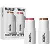 MAKEUP BY MARIO Originale | Sculpt & Pop On the Go - Duo Mini contorno e Blush | 2 x 4 grammi | by BELLA | (MINI MEDIUM/PALE PETAL, 4 grammi (confezione da 1))