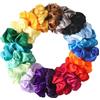 TYSM-CC 20 Elastici per Capelli in Velluto e Raso, Accessori per Donna e Ragazza