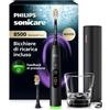 Philips Sonicare Next-Generation DiamondClean 8500 Spazzolino elettrico - con Feedback di pressione, 18 impostazioni, nero, HX8514/12