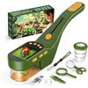 OAEBLLE Cattura Insetti per Bambini 3 in 1, Microscopio Digitale con Schermo IPS da 2,4, Ingrandimento 500X, Risoluzione HD 1080P, Gioco Educativo STEM per Esplorazione della Natura, Verde Scuro