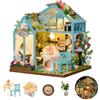 XEERUN Casa Delle Bambole 3D book nook, DIY Book Nook, Kit per casa, Miniatura Fai Da Te con luce LED, creativa booknook per bambini/adulti, Modello, Decorazione, Regalo Di Vacanza