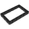 XYEIUGO 39794 PernoTecnic Connessione Telaio Trave 7x11 10 Pezzi GDS-1538 compatibile con Lego Mattoncini da Costruzione Colore:Noir 26