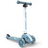 Mainely Personalizzato Scoot and Ride Highwaykick 3S Steel - pieghevole e regolabile in altezza - ruote LED - per bambini dai 3 anni in su - con nome personalizzato