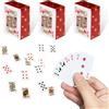 NUOGUAYI 3 Mazzi Mini Carte da Gioco, Carte da Poker Miniature, Mini Giochi di Carte da Gioco Miniature, Giochi da Tavolo, per Bambini, Adulto, Famiglie