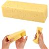Lyreh 1Pz Giocattolo Schiacciabile a Forma di Burro Squishy, Materiale PU Stecca Burro Giocattolo a Lenta Risalita Cibo Schiacciare per Fidget per Ufficio Scuola Calmarsi, Giallo (Senza Stampa)