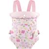 GAGAKU Marsupio per Bambole per Bambini, a Forma di croci, Accessori Anteriori e Posteriori, Borsa per Culla per Bambole, Fiori di Luna