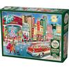 Cobble Hill 3840218 - Puzzle da 1000 pezzi, con puzzle per adulti e bambini dai 12 anni in su, Natale, Hollywood