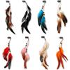 YoneJave 8 Pezzi Mollette per Capelli Piuma, Multicolore Extension per Capelli con Piume Artificiali, Accessori per Capelli Boho con Clip e Copricapo di Piume per Carnevale Festival e Feste