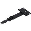 KOTARBAU® Set di trappole e coniglietto 240 mm, nero, chiusura massiccia per porte e porte di sicurezza
