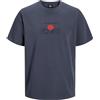 R.d.d. royal denim division Rddadam Crew Neck Tee S/S, Ombre Blu, S