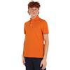 Tommy Hilfiger Uomo Maglietta Polo Maniche Corte Slim Fit con Chiusura con Bottoni, Arancione (Bonfire Orange), 3XL