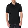 Amazon Essentials Polo da Uomo Regular Fit Interlock, Nera, XL