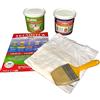 MASTERBRICO Kit Antimuffa Muffa Ko 1 Litro + Freddo Stop 1 Litro Tecnostuk + Pennello E T-Shirt Omaggio