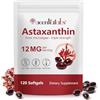 CJXHJY Astaxantina 12mg Capsule Molli da Haematococcus pluvialis