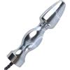 YOANSEXY Elettrostimolatore Plug Anale Electro Sex Dildo per Massaggio SM Stimolazione, Accessori Giocattoli Sessuali Stimolazione Elettrica Adulti l'allenamento di Dilatazione Anale Per Uomo Donna Coppie, A
