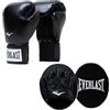 Everlast Prostyle 2 Kit Guanti da Boxe e Colpitori 14oz, Neri, per Sacco e Lavoro ai Colpitori, Imbottiti in Schiuma - Equipaggiamento Everlast Originale