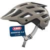 ABUS Casco MTB Moventor 2.0, Grigio, S | Casco bici con sistema di regolazione, visiera regolabile in altezza, apertura per treccia, chiusura a clip