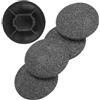 ANKROYU 5 pezzi di lime elettriche di ricambio per la cura dei piedi, cuscinetti di ricambio per Pedi Vac, delicati accessori per levigatrice elettrica (nero)
