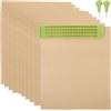 PACKOVE Kit Decorazioni Scuola Tavoletta Scrittura Braille Portatile e Carta per Scrivere in Braille Riutilizzabile per Ausili per Ciechi in Plastico e Metallo
