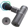 Mediawave Store Massaggiatore Muscolare a Percussione Portatile - Massage Gun Ricaricabile USB con 4 Velocità Regolabili, Massaggio Profondo Defaticante per Recupero Muscolare e Relax (Grigio)