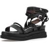 A.S.98 LAGOS Sandalo Donna Pelle nero