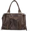 Gave Lux Borsa a Spalla Donna Vera Pelle Scamosciata Stampata