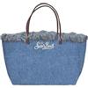 Saint Barth Mc2 Donna Borsa A Spalla CBMF001-Denim Cotone Blu Taglia Unica