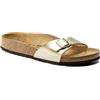 Birkenstock Sandali Estivi da Donna Birkenstock Madrid Birko-Flor per Adulti - Oro - 35