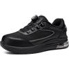 LARNMERN PRO Scarpe Antinfortunistiche Uomo SRC Scarpe da Lavoro Nero 42