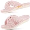 Litfun Slipper's - Supporto ortopedico per arco plantare, da donna, per fascite plantare, Rosa, 6.5-7