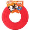 Nerf Dog Nerf Giocattolo per cani Atomic Flyer, disco volante, leggero, durevole e resistente all'acqua, ideale per spiaggia e piscina, diametro 25,4 cm, per razze medie/grandi, unità singola, rosso, taglia