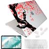 MUSHUI 4 in 1 Custodia per MacBook Air 13 Pollici 2017-2010 (Modello: A1466 / A1369), Ultra Sottile Cover Rigido in Plastica & Copertura Tastiera + Proteggi Schermo, X66-10