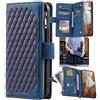 TTVV per Xiaomi Redmi Note 10 5G Crossbody Cerniera Custodia,retrò Portafoglio Borsa Borsetta con Spallina Slot per Schede Tasca Magnetico PU Pelle Flip Collo Cordino Cover