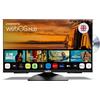 Cello C2425WSF 24 230V 12V FULL HD SMART/DVD TV da campeggio e viaggio Lettore DVD integrato Sintonizzatore triplo senza cornice Bluetooth LG WebOS Altoparlante Pitch Perfect Camper Camion