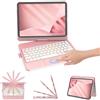 FUWANG Custodia per iPad A16 11 (A16)/10 Gen con tastiera, trackpad a 360°