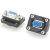 Plinkwirekb D-Series XLR VGA DB15 Connettore femmina a femmina convertitore adattatore accoppiatore montaggio a pannello telaio compatibile NADB15FF EHHD15FFB (1 pezzo)