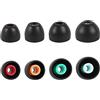 Luckvan - Auricolari di ricambio per Sony XBA, MDR serie WF, in morbido silicone, per auricolari in-ear Sony, WF-SP800N, WF-1000XM3, MDR-XB50AP, XBA-H1, WF-XB700, ecc. 4 paia
