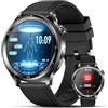 Lgnitek 2026 Nuovo AI-GPT Smartwatch Uomo Con ECG/HRV/BMI/Pulsante SOS,iOS Android