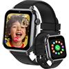 pmstuy Smartwatch Bambini 4G Videochiamata GPS SOS Modalità Scuola 4-12 Anni