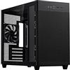 ASUS PRIME AP201 CASE TG, Case Micro-ATX Nero, Pannelli Vetro Temperato