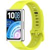 GIOPUEY Cinturini Compatibile con Huawei Band 11 PRO/Huawei Band 11, Morbido Silicone Cinturino [Resistente all'Usura] [Traspirante] - Yellow