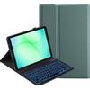YKWXSC Cover con Tastiera per Xiaomi Redmi Pad 2 9,7 Pollici, Disposizione ltaliana con 7 Colori Illuminato Senza Fili Staccabile Custodia, Verde