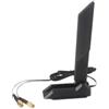 SPORTARC Antenna WiFi 6E Tri-Band 9dBi ad alto guadagno RP-SMA maschio per router PC Gaming schede madri cavo 1,2 m